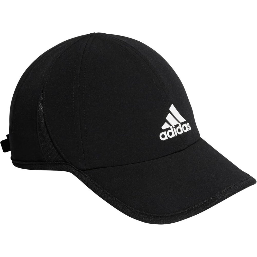 Adidas Men's Black Superlite Lightweight Athletic Running Cap